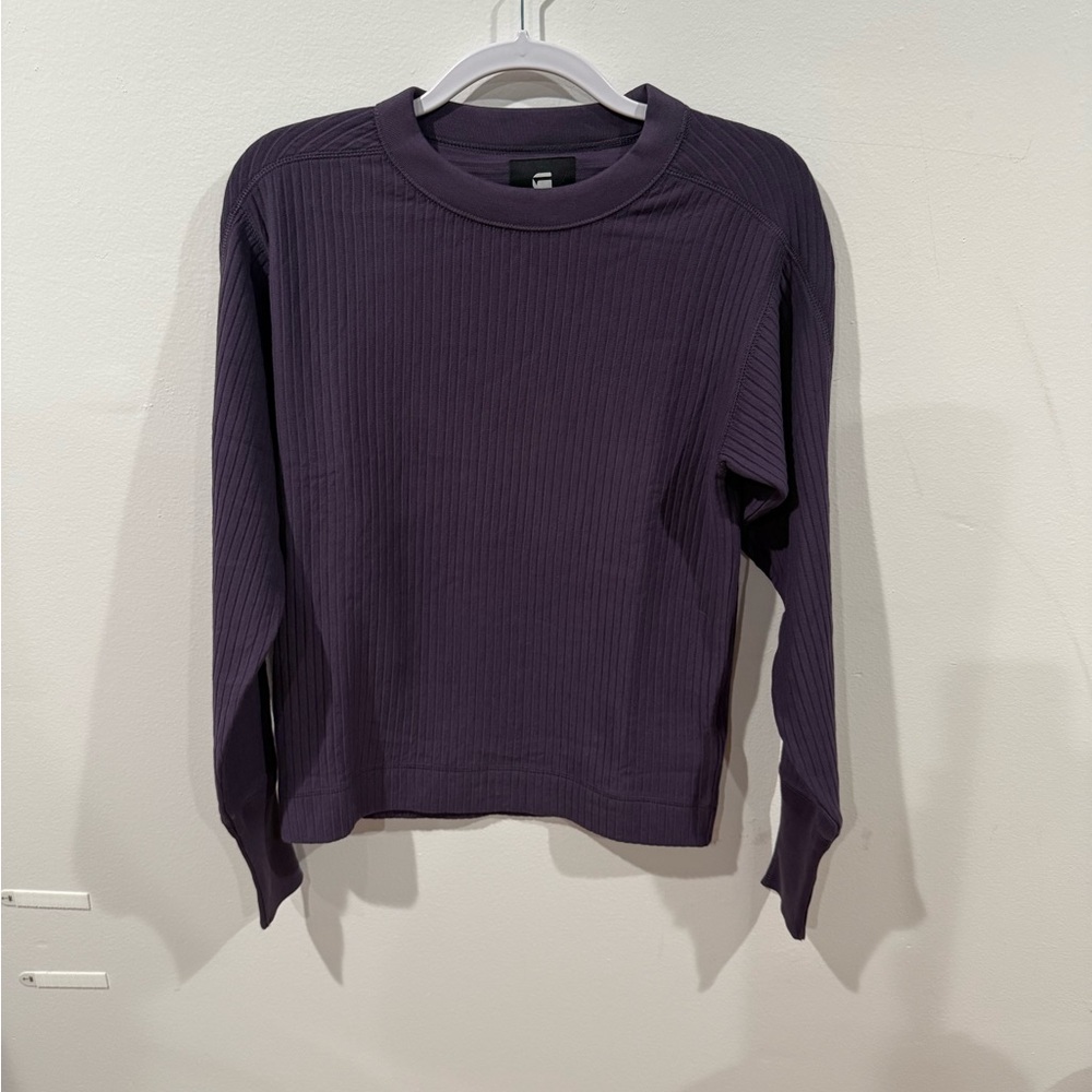 NWT - G Star Raw Women Swedish Army Ribbed Crew Sweater - Picture 3 of 6